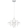 Markslöjd 108869 - LED Lámpara de araña de vidrio regulable con cuerda EFESOS LED/14W/230V diá. 60 cm