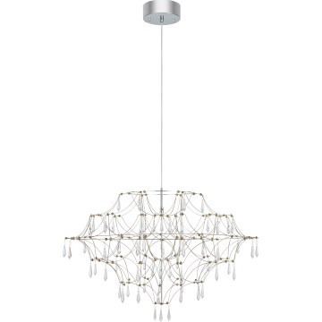 Markslöjd 108870 - LED Lámpara de araña de vidrio regulable con cuerda EFESOS LED/25W/230V diá. 80 cm