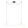 Markslöjd 108873 - Lámpara colgante LED regulable MELT, suspendida en cable, LED/13W/230V, 112 cm, negra