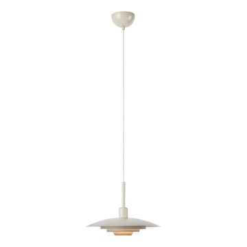 Markslöjd 108875 - Lámpara colgante con cable PINY 1xE27/60W/230V Ø 35 cm beige