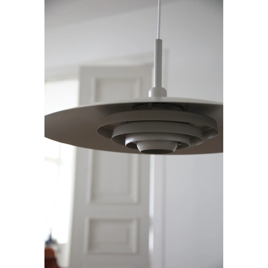 Markslöjd 108877 - Lámpara colgante con cable PINY 1xE27/60W/230V Ø 57 cm beige