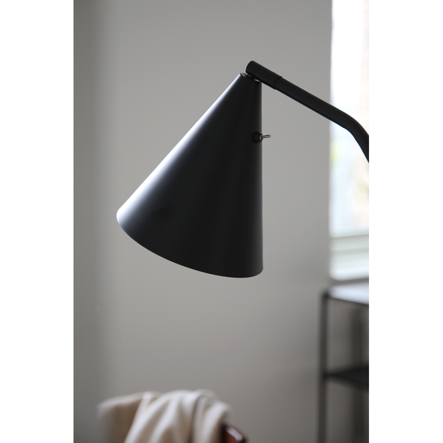 Markslöjd 108889 - Lámpara de pie LED regulable FUNIL LED/4,9W/230V CRI 90 negra
