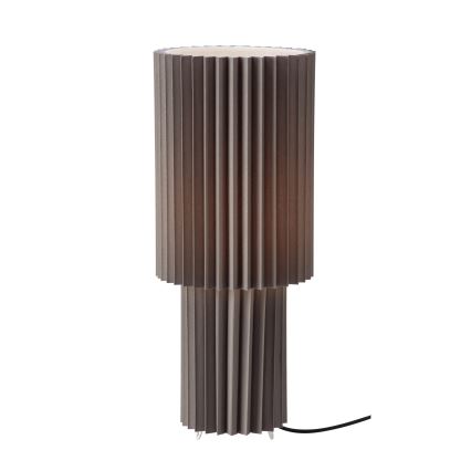 Markslöjd 108898 - Lámpara de mesa CATIS 1xE27/60W/230V 45 cm gris