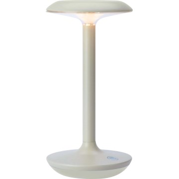 Markslöjd 108917 - Lámpara de mesa LED recargable y regulable para exteriores PETIT LED/2W/1800 mAh 2200/2700/3000K IP44 gris