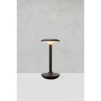 Markslöjd 108918 - Lámpara LED recargable y regulable PETIT 2W/1800mAh 2200/2700/3000K IP44 negro