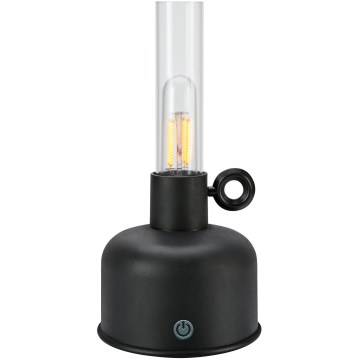 Markslöjd 108919 - Lámpara LED recargable y regulable ASTRID LED/2W/1200 mAh IP44 negro