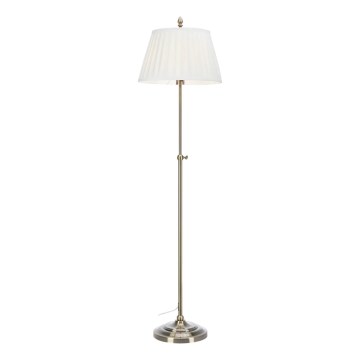 Markslöjd 108972 - Lámpara de pie OXFORD 1xE14/40W/230V blanca/latón