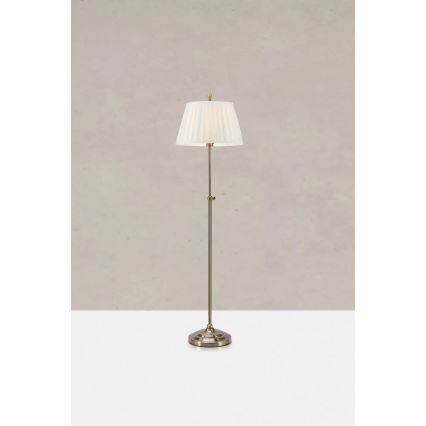 Markslöjd 108972 - Lámpara de pie OXFORD 1xE14/40W/230V blanca/latón