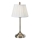 Markslöjd 108973 - Lámpara de mesa OXFORD 1xE14/40W/230V blanco/latón