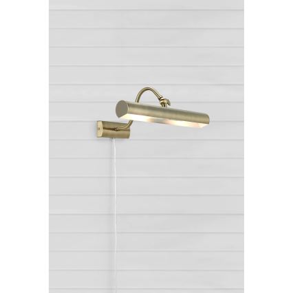 Markslöjd 108982 - Lámpara para cuadros CIGLIA 2xE14/40W/230V latón