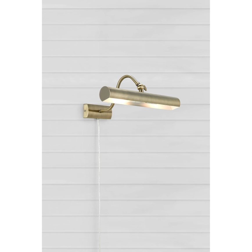 Markslöjd 108982 - Lámpara para cuadros CIGLIA 2xE14/40W/230V latón
