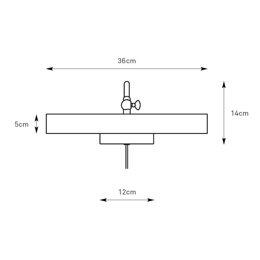 Markslöjd 108982 - Lámpara para cuadros CIGLIA 2xE14/40W/230V latón