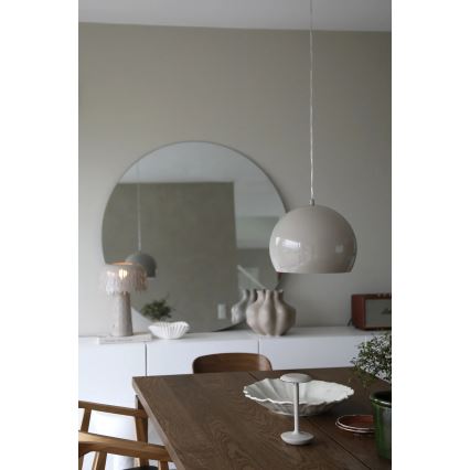 Markslöjd 108986 - Lámpara colgante con cable POP 1xE27/40W/230V Ø 28 cm gris