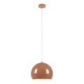 Markslöjd 108987 - Lámpara colgante con cable POP 1xE27/40W/230V Ø 28 cm marrón
