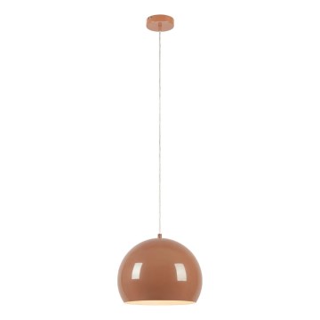 Markslöjd 108987 - Lámpara colgante con cable POP 1xE27/40W/230V Ø 28 cm marrón