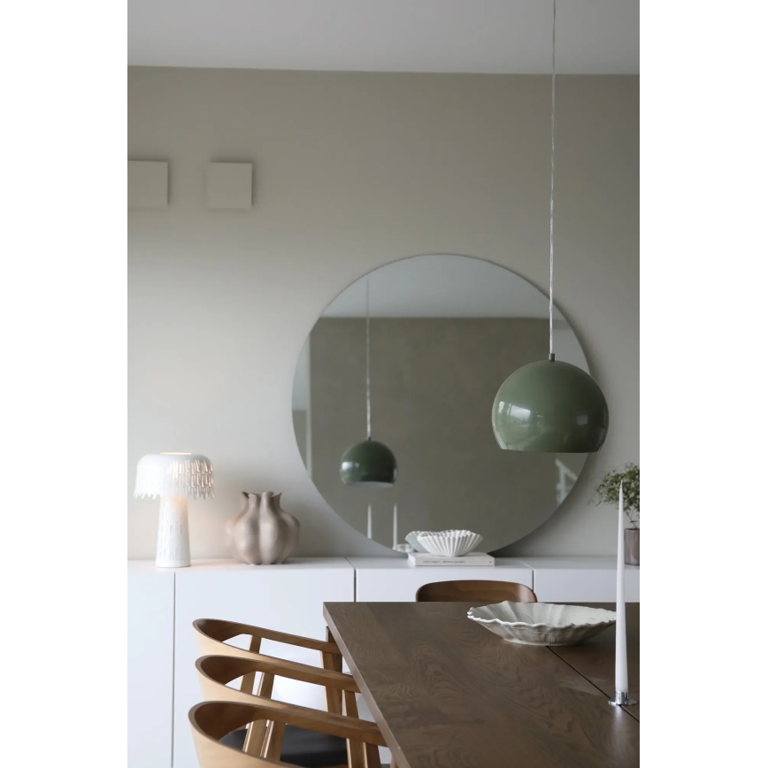 Markslöjd 108988 - Lámpara colgante con cable POP 1xE27/40W/230V Ø 28 cm verde