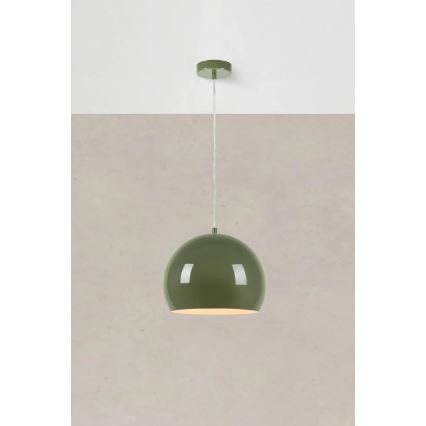 Markslöjd 108988 - Lámpara colgante con cable POP 1xE27/40W/230V Ø 28 cm verde
