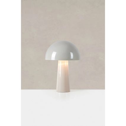 Markslöjd 108993 - Lámpara de mesa MANTAR 1xE14/40W/230V gris