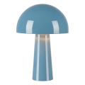 Markslöjd 108994 - Lámpara de mesa MANTAR 1xE14/40W/230V azul