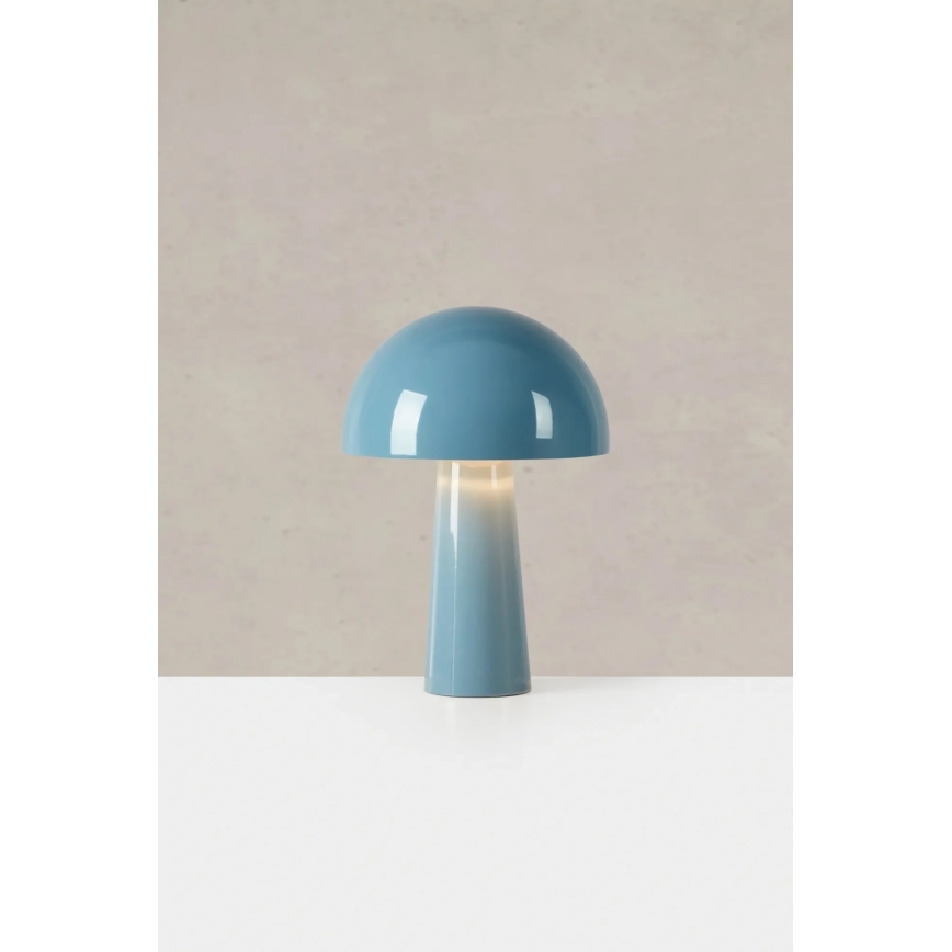 Markslöjd 108994 - Lámpara de mesa MANTAR 1xE14/40W/230V azul