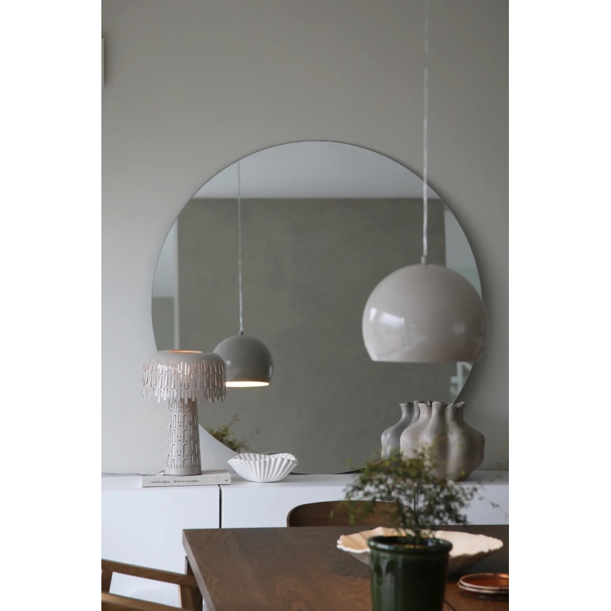Markslöjd 109005 - Lámpara de mesa VERBERA 1xE14/40W/230V gris