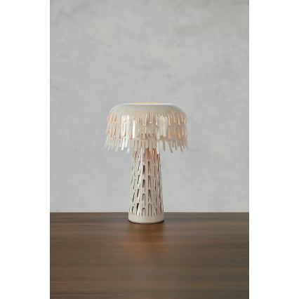 Markslöjd 109005 - Lámpara de mesa VERBERA 1xE14/40W/230V gris