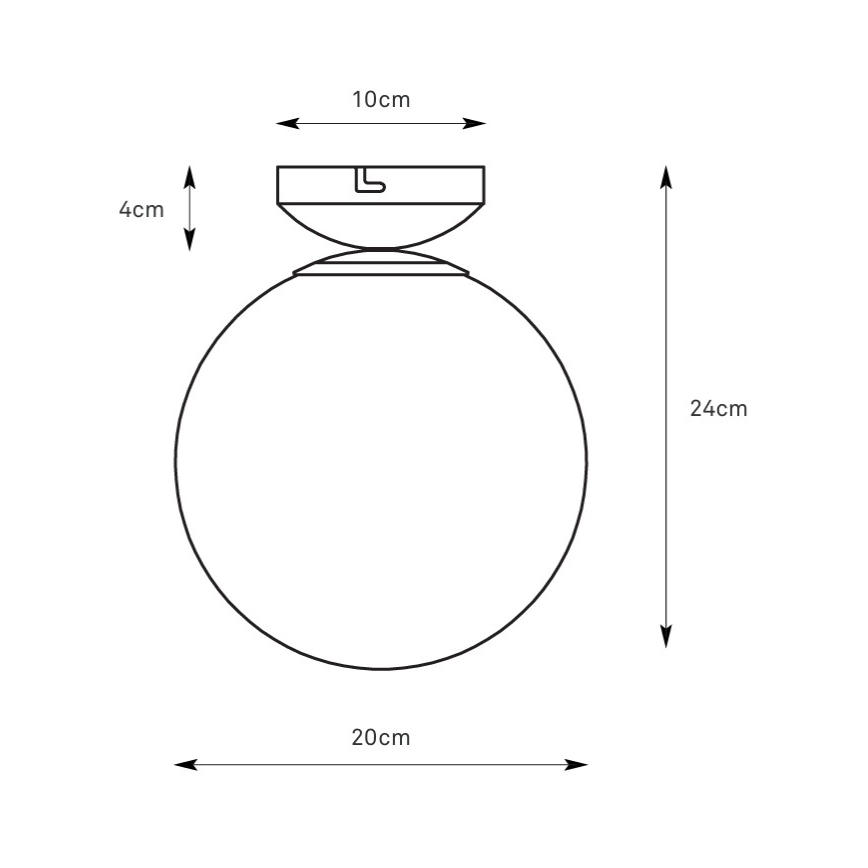 Markslöjd 109024 - Luminaria de techo para baño STINTINO 1xE14/40W/230V IP44 cromo mate