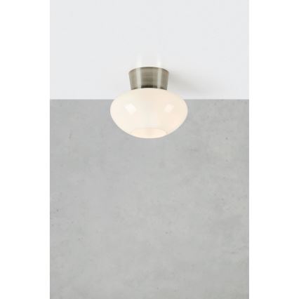 Markslöjd 109025 - Lámpara de techo MALAGA 1xE27/40W/230V Ø 25 cm, acabado cromo mate