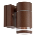 Markslöjd 109102 - Lámpara de pared exterior LED regulable LUNO LED/4,9W/230V IP65 marrón