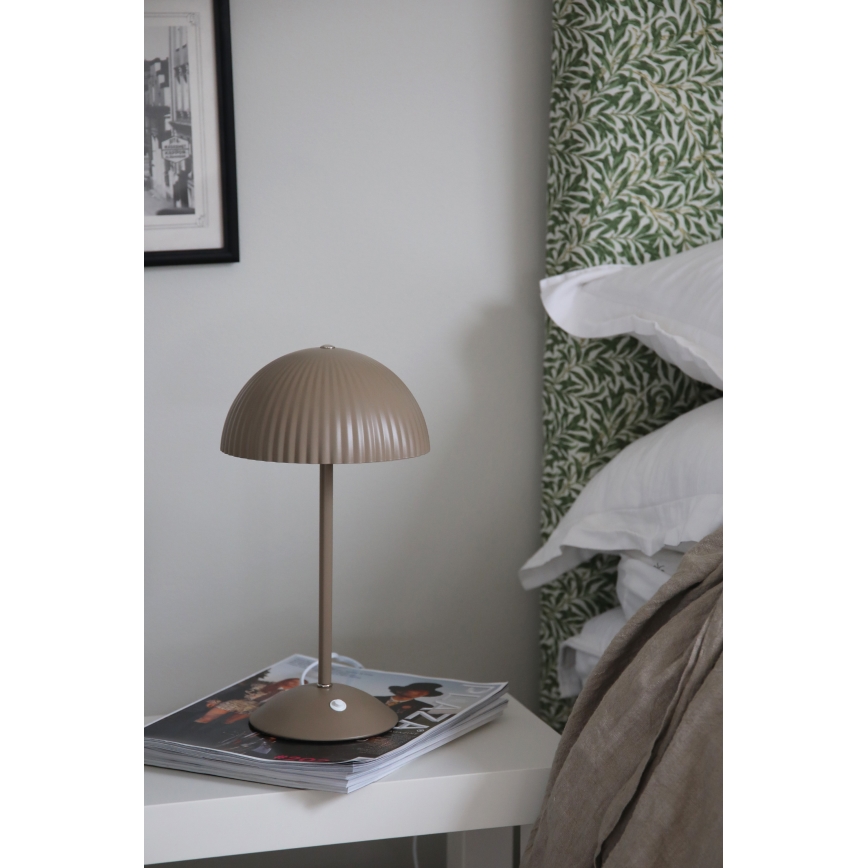 Markslöjd 109141 - Lámpara de sobremesa ZIN 2xG9/20W/230V beige