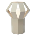 Markslöjd 109147 - Lámpara de mesa OCTA 1xE27/60W/230V color crema