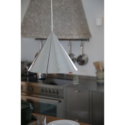Markslöjd 109163 - Lámpara colgante con cable TIP 1xE27/60W/230V cromo brillante