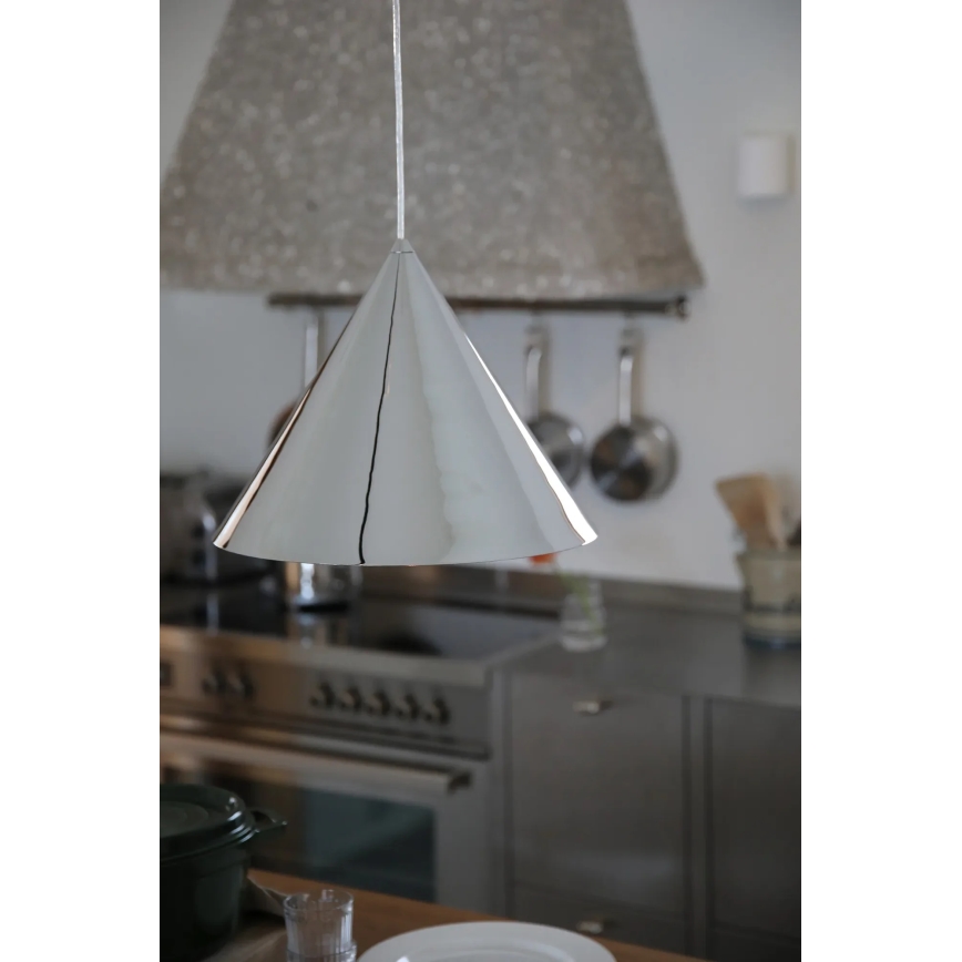 Markslöjd 109163 - Lámpara colgante con cable TIP 1xE27/60W/230V cromo brillante