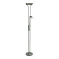 Markslöjd 111241 - Lámpara de pie regulable DETROIT 1xR7s/230W/230V + 1xGU10/35W cromo brillante