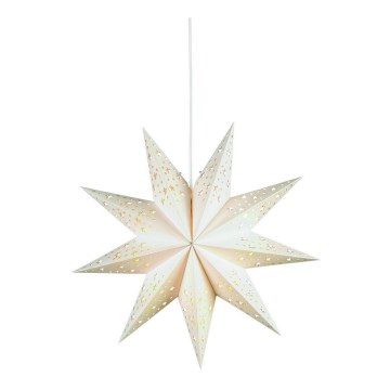 Markslöjd 700319 - Decoración navideña SOLVALLA 1xE14/25W/230V color blanco 45 cm