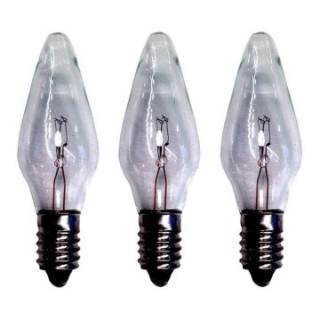 Markslöjd 702323 - SET 3x Bombilla de Navidad de alta potencia RESERVLAMPA E10/3W/55V