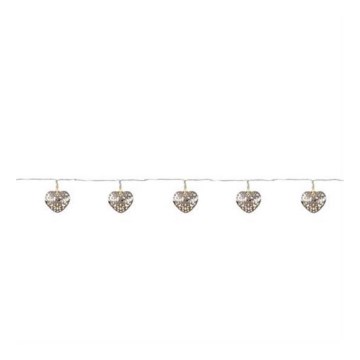 Markslöjd 703174 - Cadena de luces LED navideña MILLA 10xLED/3xAA 2,1m blanco cálido
