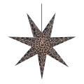 Markslöjd 704877 - Decoración navideña KARLA 1xE14/25W/230V color negro 75 cm