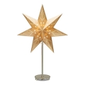 Markslöjd 705545 - Decoración de Navidad SATURNUS 1xE14/25W/230V 35 cm dorado