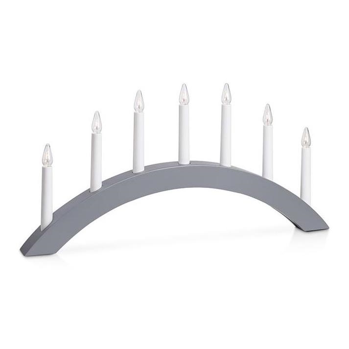 Markslöjd 705810 - Portavelas de Navidad ATLE 7xE10/3W/230V