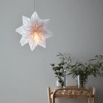 Markslöjd 705836 - Decoración navideña NEELA 1xE14/25W/230V, diámetro 43 cm, blanca