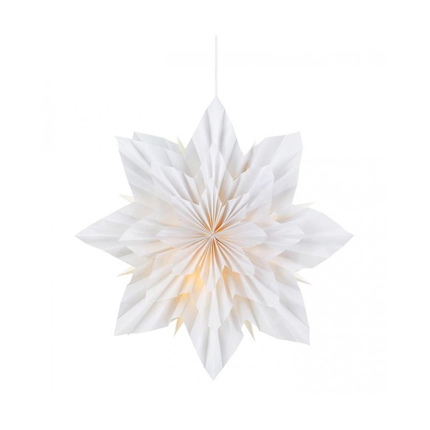 Markslöjd 705836 - Decoración navideña NEELA 1xE14/25W/230V, diámetro 43 cm, blanca