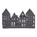 Markslöjd 706364 - LED portavelas navideño YORK 3xLED/0,1W/1xCR2032 negro