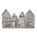 Markslöjd 706365 - LED Portavelas navideño YORK 3xLED/0,1W/1xCR2032 gris