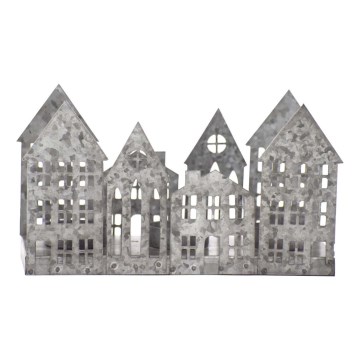Markslöjd 706365 - LED Portavelas navideño YORK 3xLED/0,1W/1xCR2032 gris