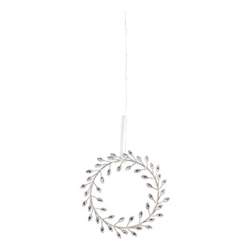 Markslöjd 706557 - LED decoración navideña ARIA LED/3,12W/2xAA plateada
