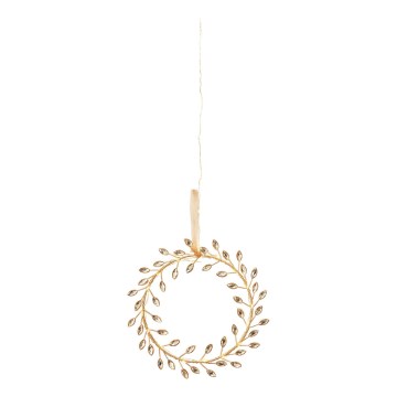Markslöjd 706558 - Decoración navideña LED ARIA LED/3,12W/2xAA dorada