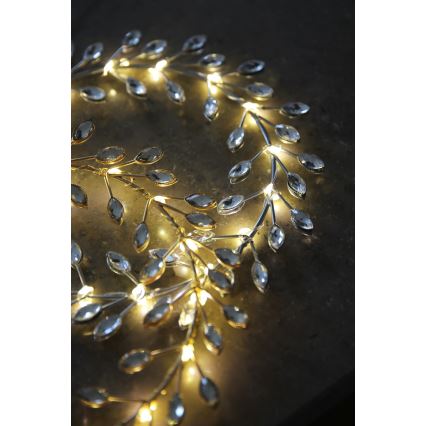 Markslöjd 706558 - Decoración navideña LED ARIA LED/3,12W/2xAA dorada