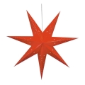 Markslöjd 8101,130 - Decoración de Navidad SATURNUS 1xE14/25W/230V diámetro 75 cm rojo