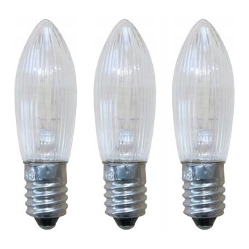 Markslöjd 8263 - SET 3x Bombilla de Navidad de alta potencia TOPPLAMPA E10/3W/34V